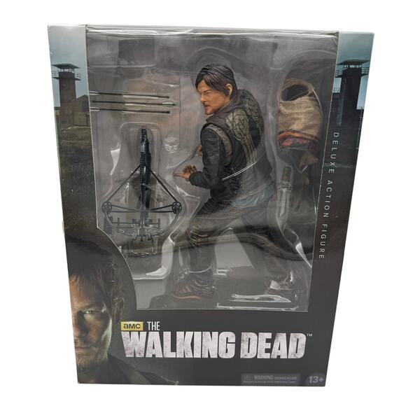 McFarlane Toys The Walking Dead 10" Daryl Dixon Deluxe Action Figure New in Box - Picture 1 of 5